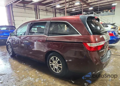 2012 Honda Odyssey Exl z USA, uszkodzony, nr VIN 5FNRL5H69CB040149